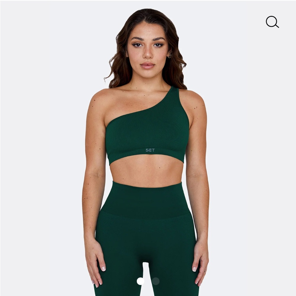 SET ACTIVE one shoulder sports bra
